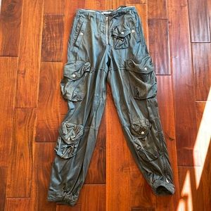 Acne Satin Cargo pants, size 36